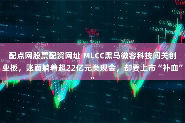 配点网股票配资网址 MLCC黑马微容科技闯关创业板，账面躺着超22亿元类现金，却要上市“补血”